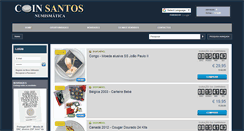 Desktop Screenshot of coinsantos.com